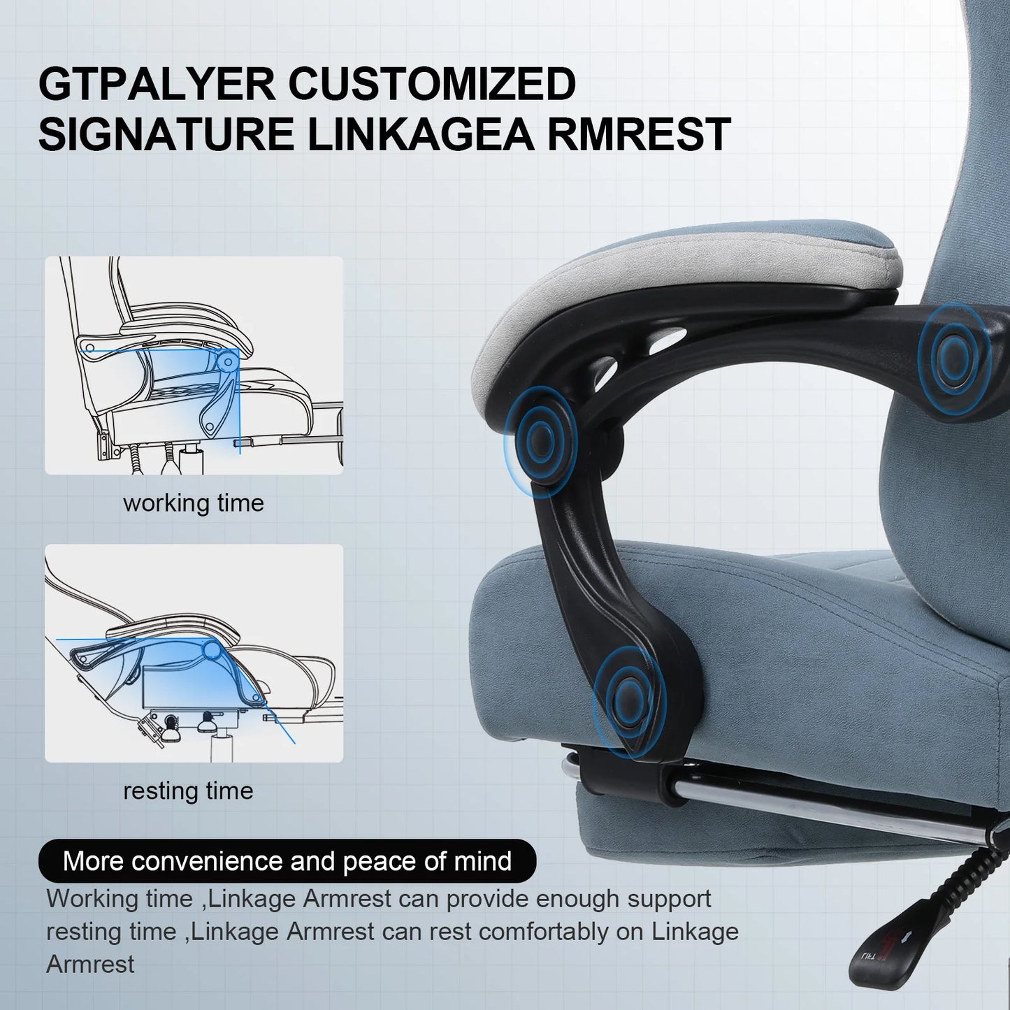 Gaming/Office Chair with Lumbar Support