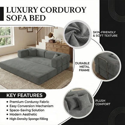 79' Futon Sofa Bed Convertible Couch