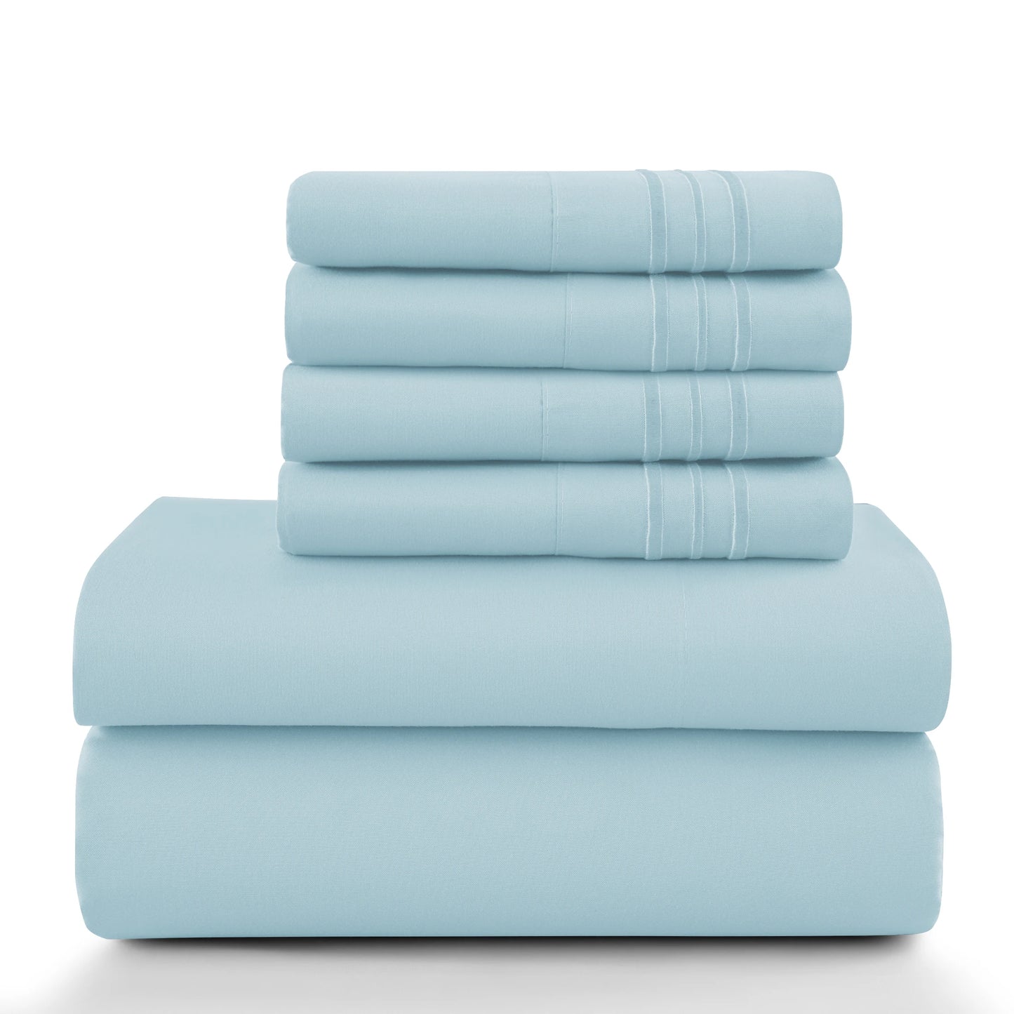 6 Piece Ultra-Soft Microfiber Bed Sheets