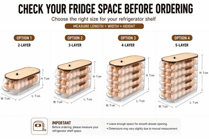 Egg Storage Box with Side Door