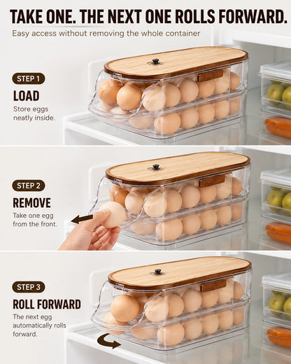 Egg Storage Box with Side Door