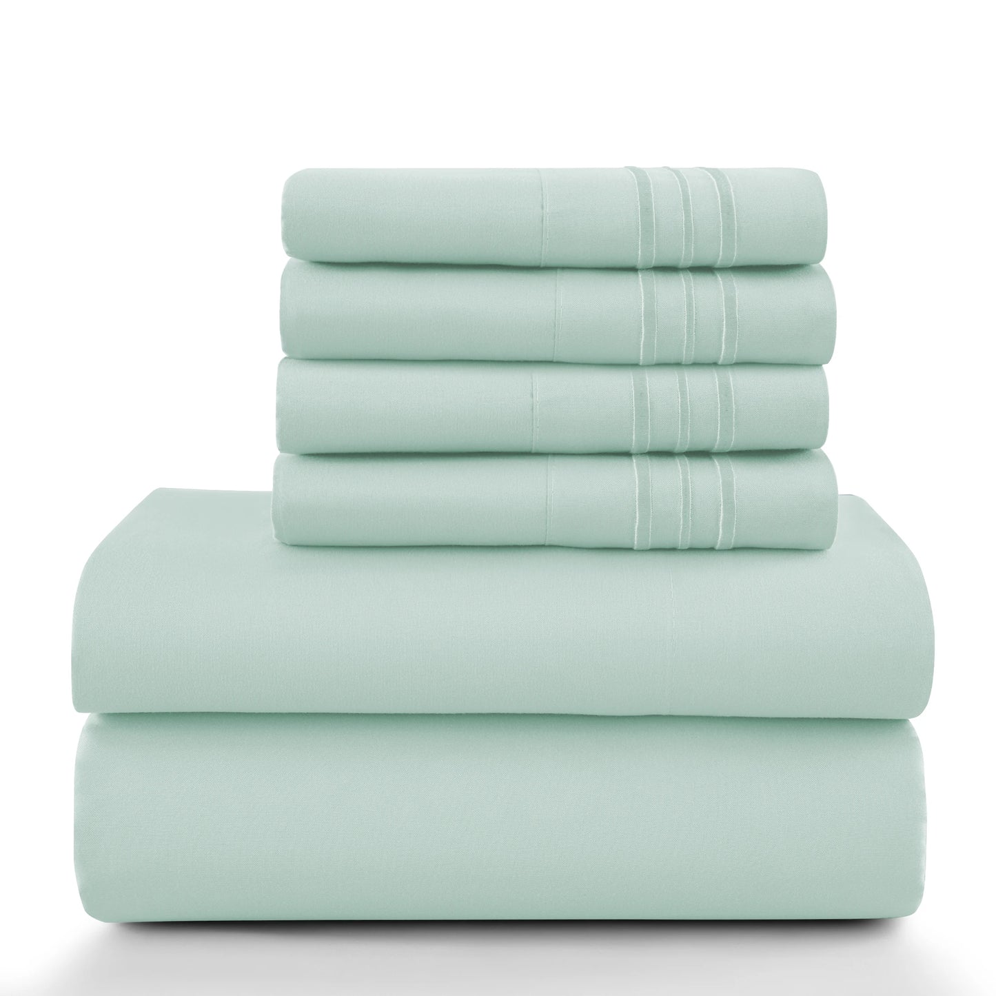6 Piece Ultra-Soft Microfiber Bed Sheets