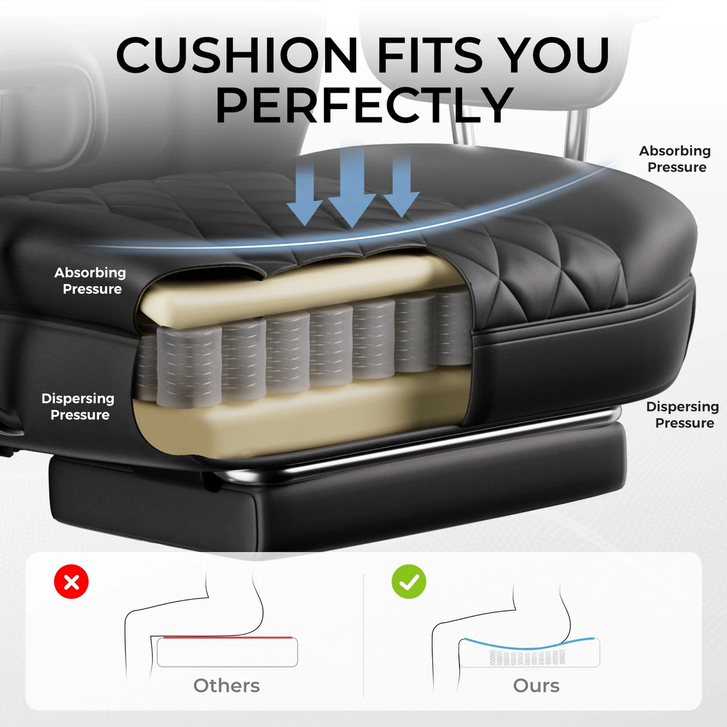 Large Gaming Chair with Lumbar Support