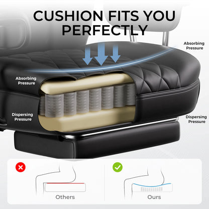 Large Gaming Chair with Lumbar Support