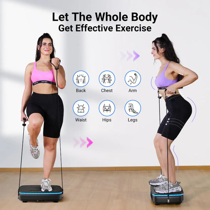 Vibration Plate Exercise Machine with Light