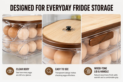 Egg Storage Box with Side Door