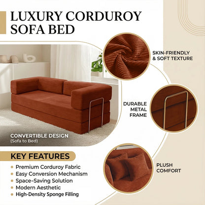 79' Futon Sofa Bed Convertible Couch
