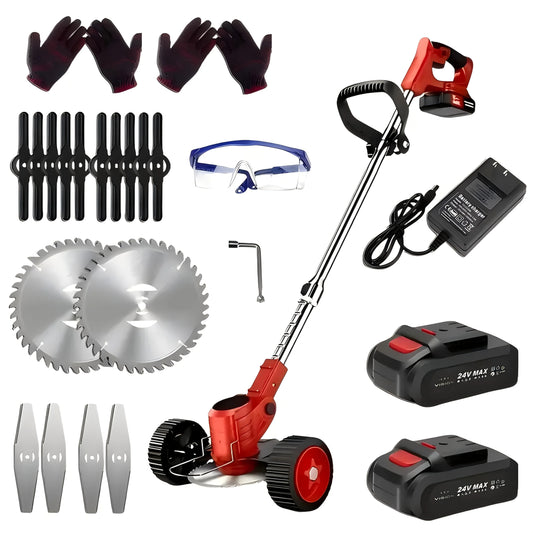 Electric Weed Wacker Battery Powered Grass Trimmer