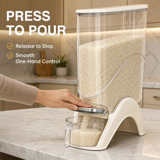 One-Touch Press Automatic Food Storage Container