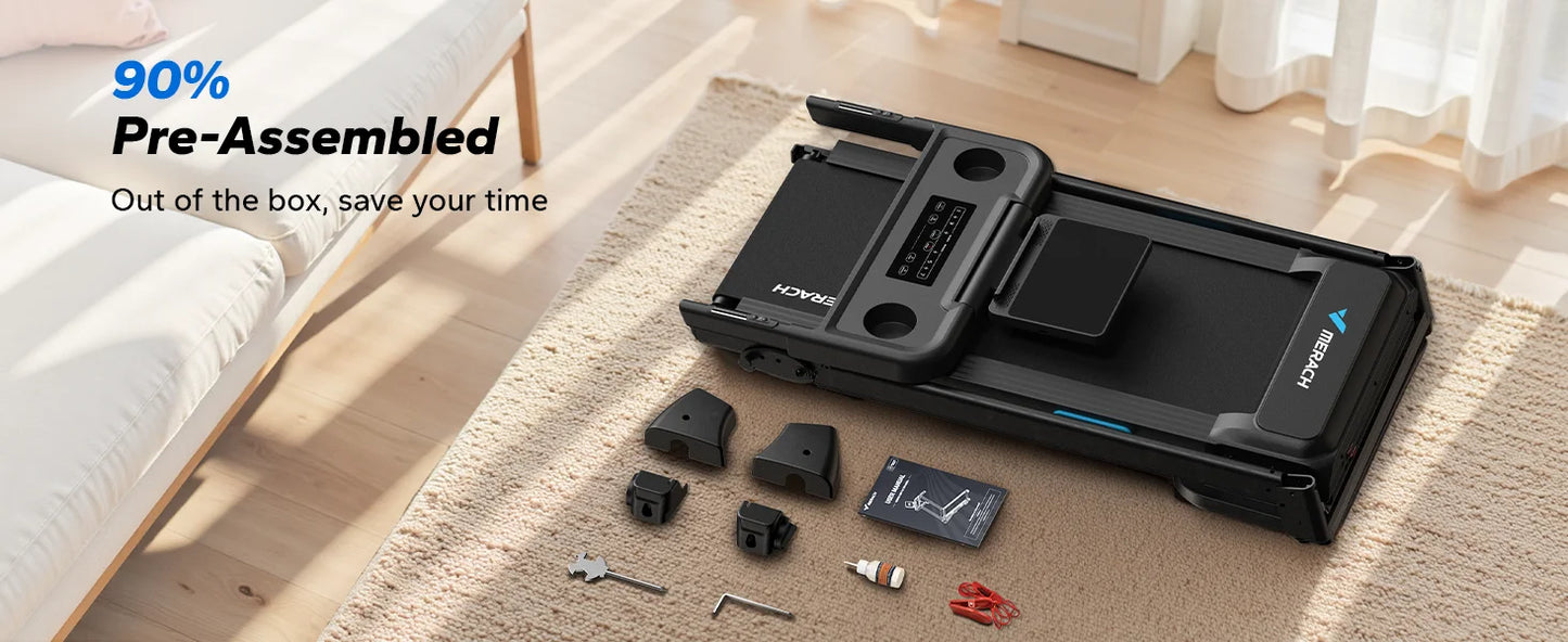 Foldable Quiet Incline Treadmill