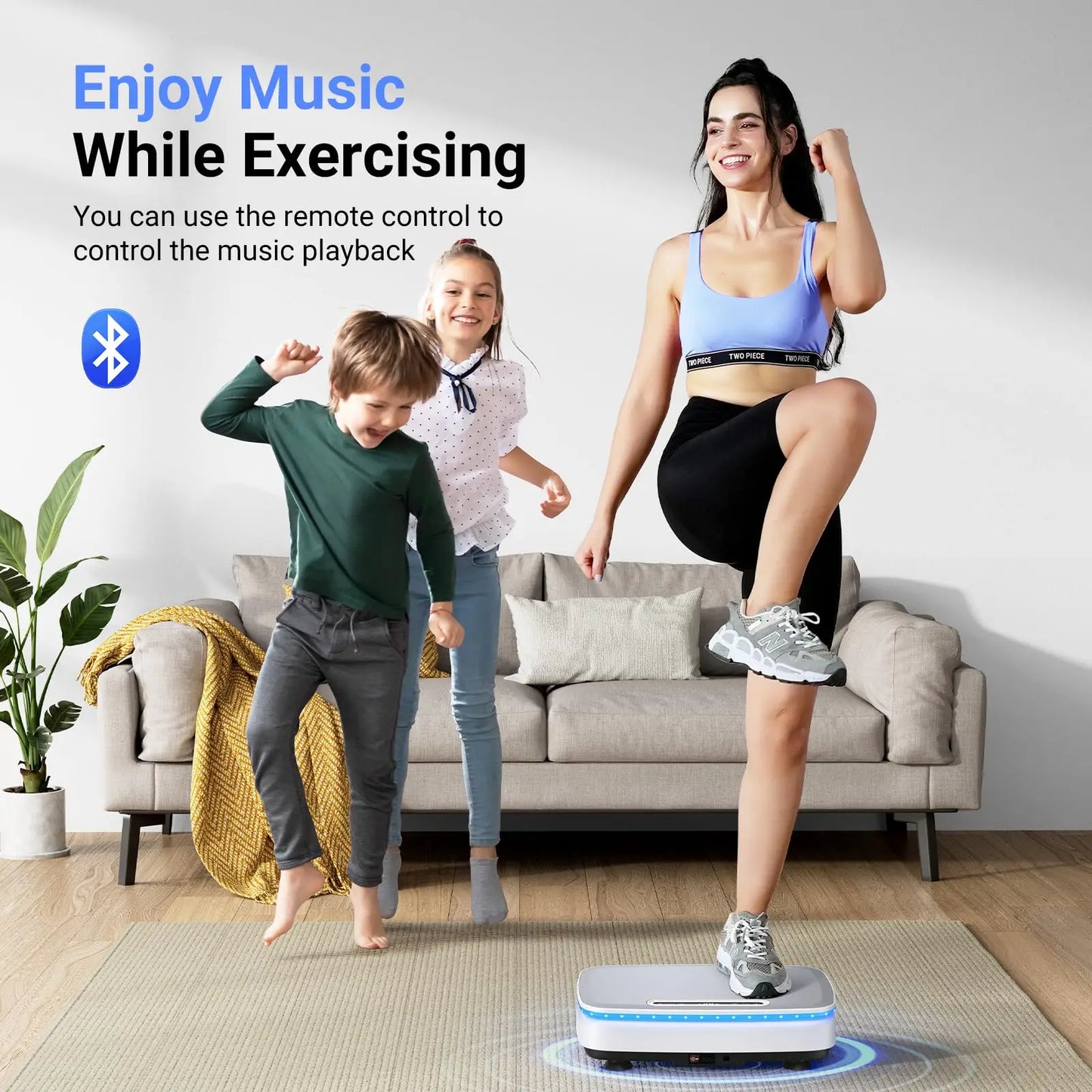 Vibration Plate Exercise Machine with Light