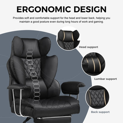 Large Gaming Chair with Lumbar Support