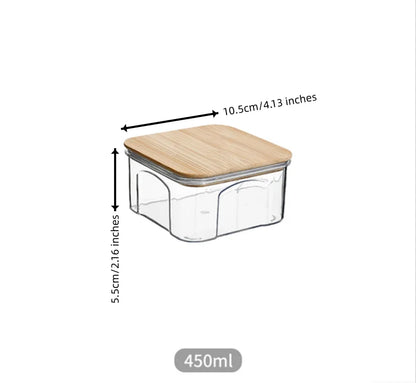 Set of 8 Plastic Free Durable Food Storage Set
