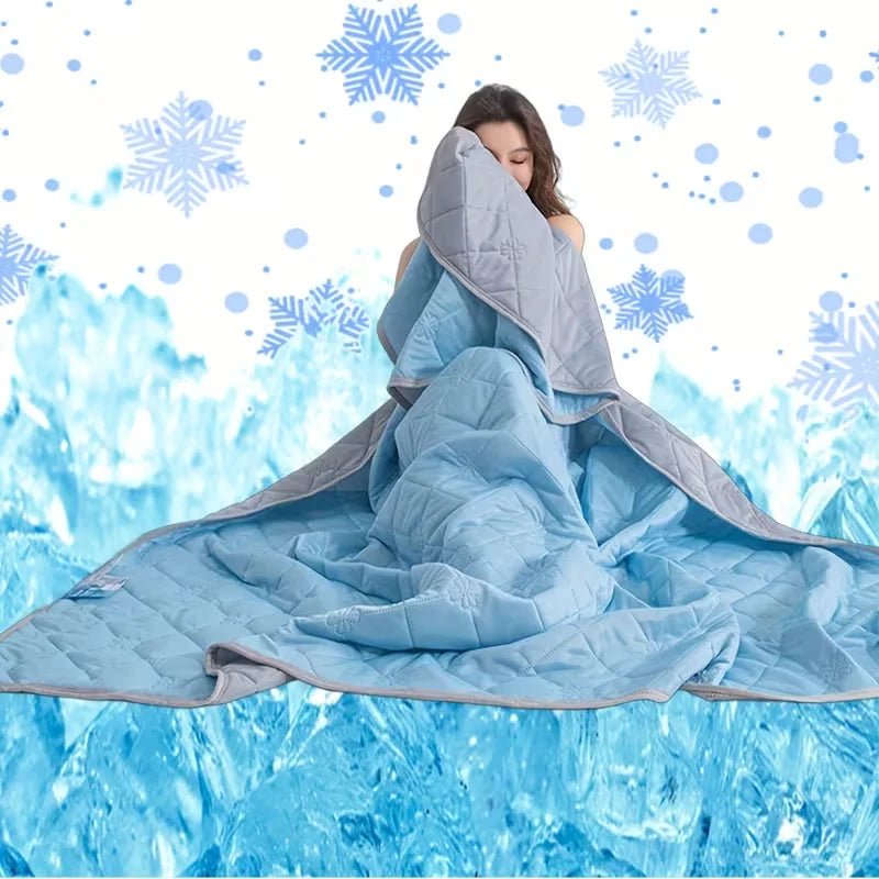 Cooling Blanket for Hot Sleepers & Lightweight