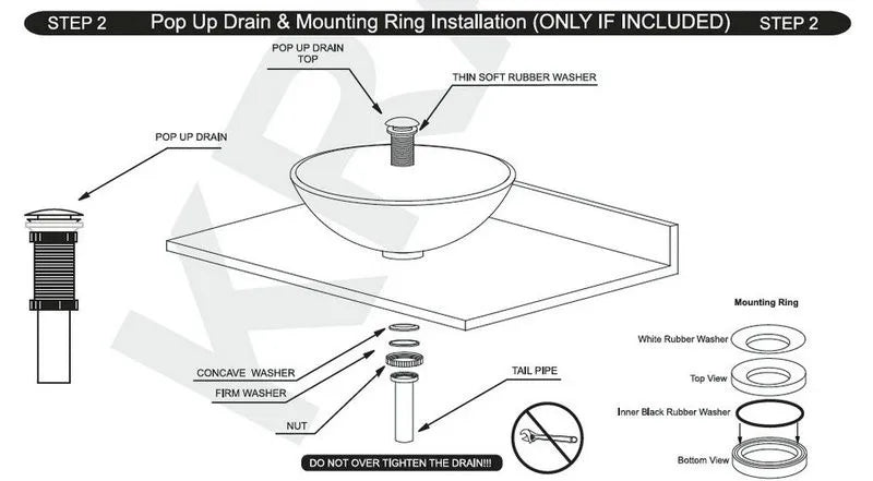 Tempered Glass Washbasin Faucet Set