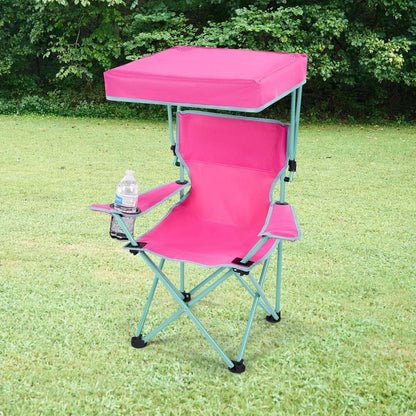Kids Canopy Beach/Camp Chair with Canopy