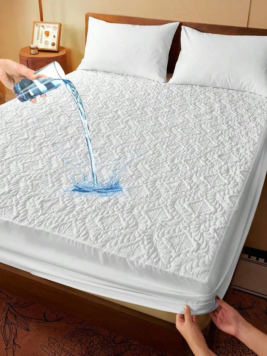 Waterproof Fitted Sheet-Queen King Twin