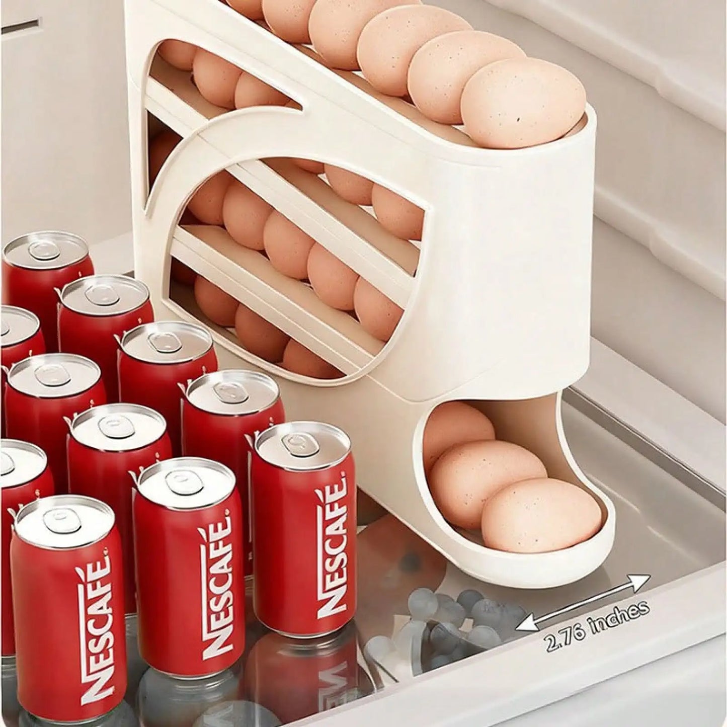 Rolling Egg Rack Can Hold 30 Eggs