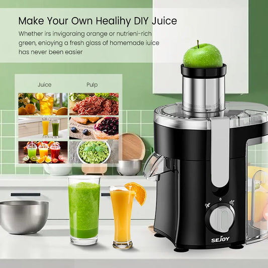 Compact Fruits Juicer,500W Juice Extractor Machine