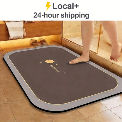 Bath Mat Quick Dry Super Absorbent Non-slip