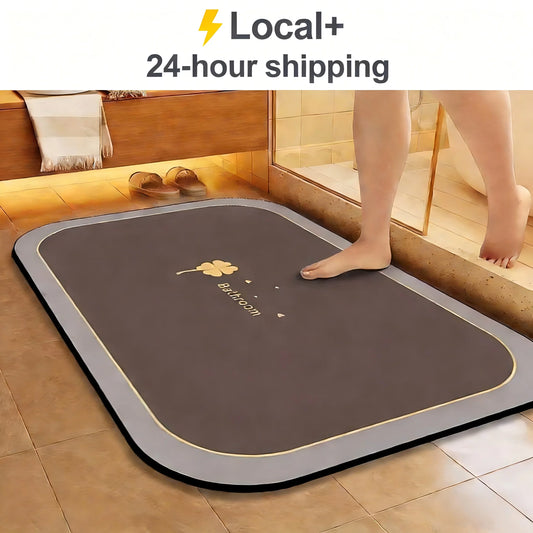 Bath Mat Quick Dry Super Absorbent Non-slip