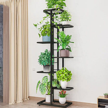 Indoor/Outdoor Metal Plant Stand Flower Shelf
