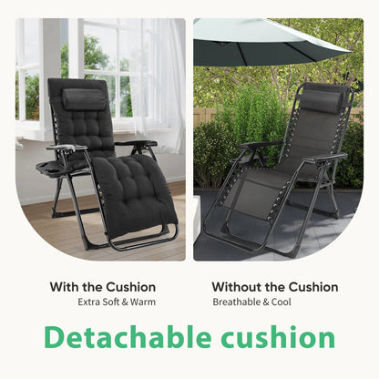 Zero Gravity Recliner Camping Patio Lounge Chair