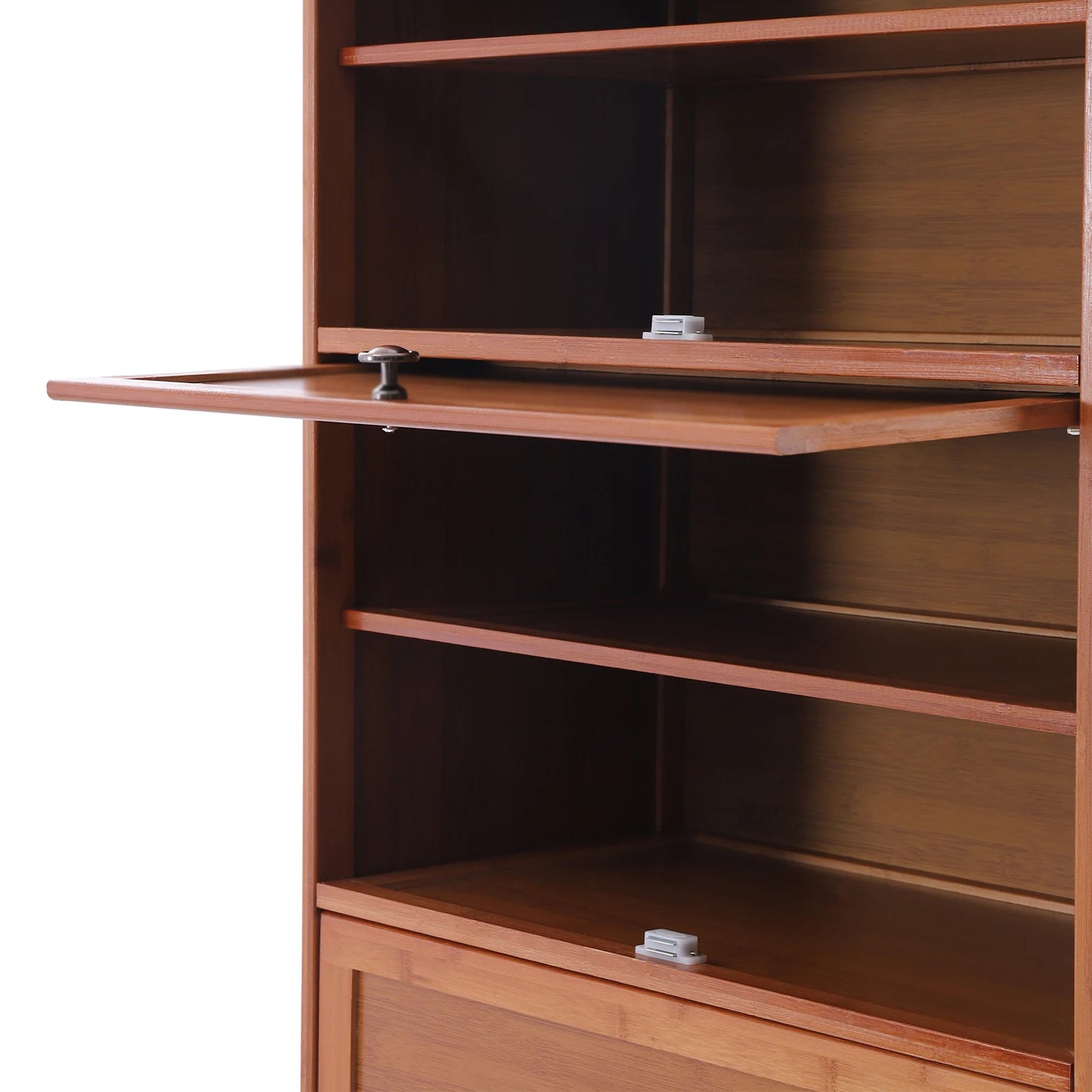 Bamboo Shoe Cabinet Storage Organizer