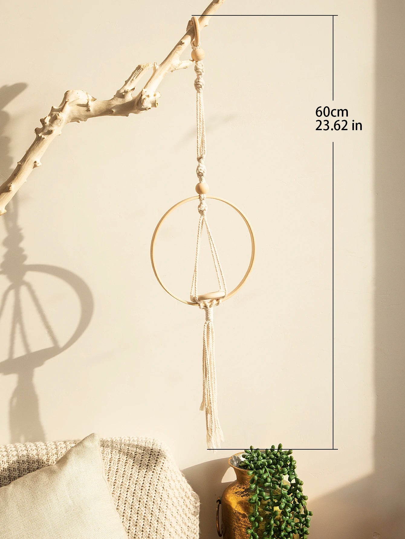 Macrame Air Hanging Planter Flower Pots