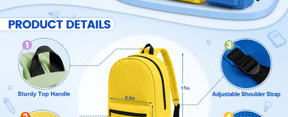 17 Inch Large Capacity Backpack