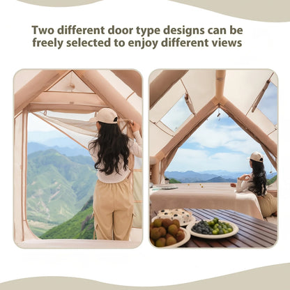 Large Inflatable Camping Tent with Skylight