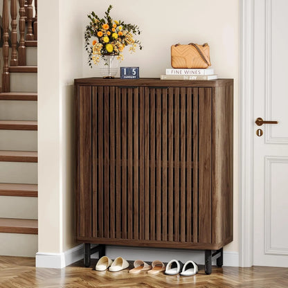 6-Tier Shoe Cabinet with Doors