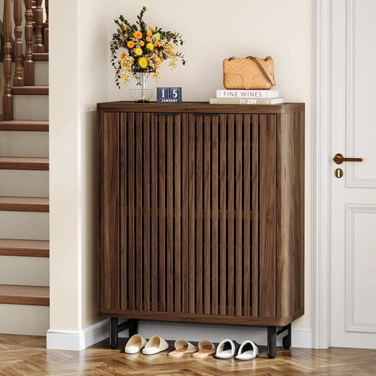 6-Tier Shoe Cabinet with Doors