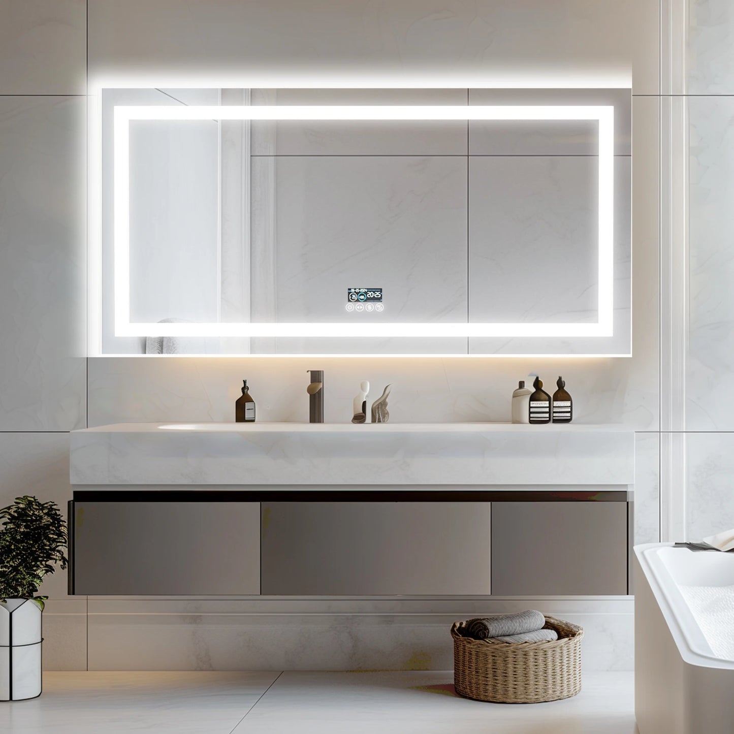 Dimmable LED Bathroom Vanity Mirror