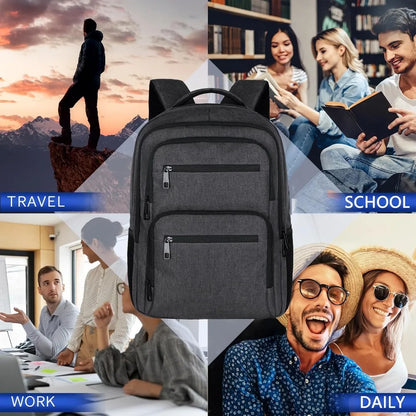 Universal Black Backpack for School