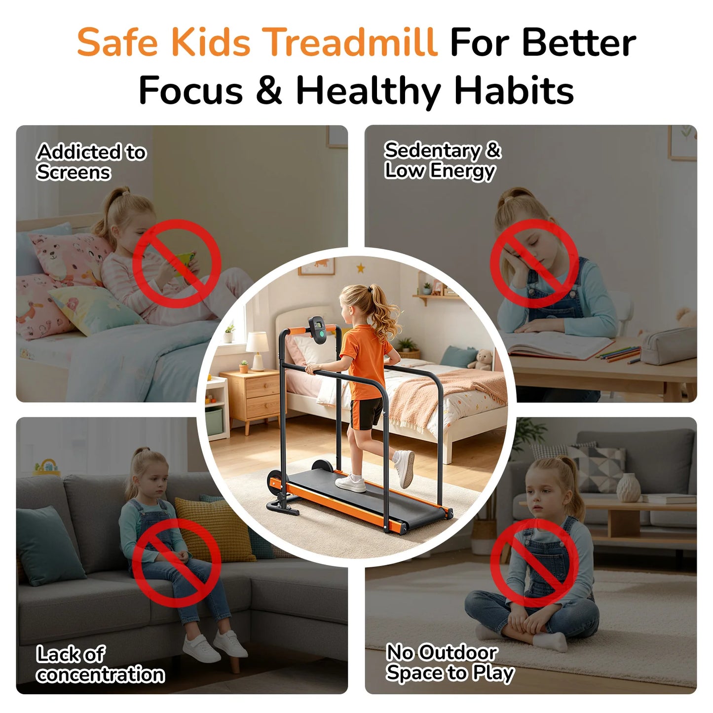Non-Electric Kids Walking Treadmill