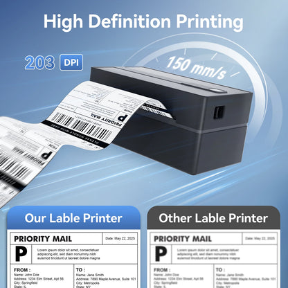 Thermal Label Printer No Ink Required 203DPI