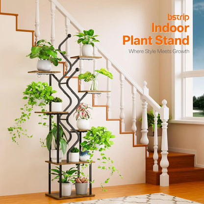 63 Inch 7-Tier Plant Stand with Grow Light