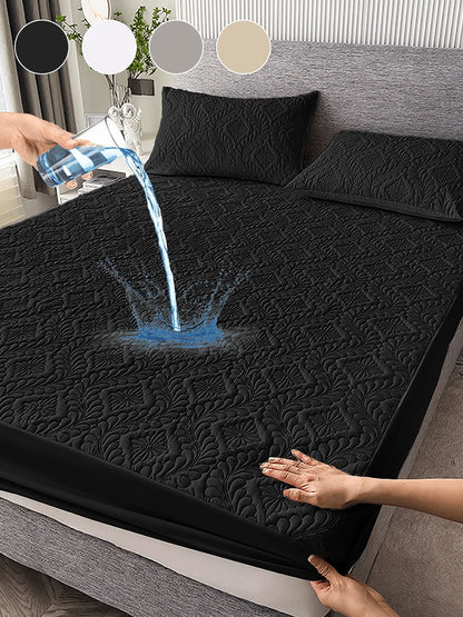 Waterproof Fitted Sheet-Queen King Twin