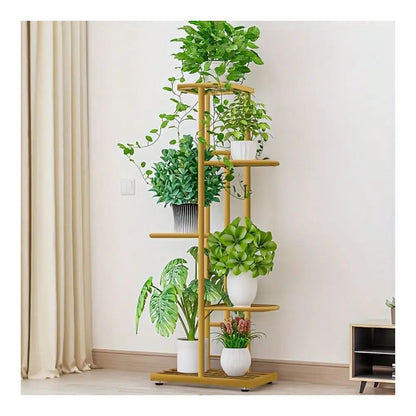 Five-Tier Wrought Iron Plant Stand