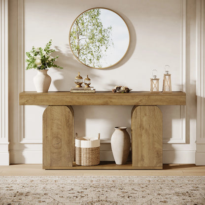 Entryway Accent Table with U-Shaped Base