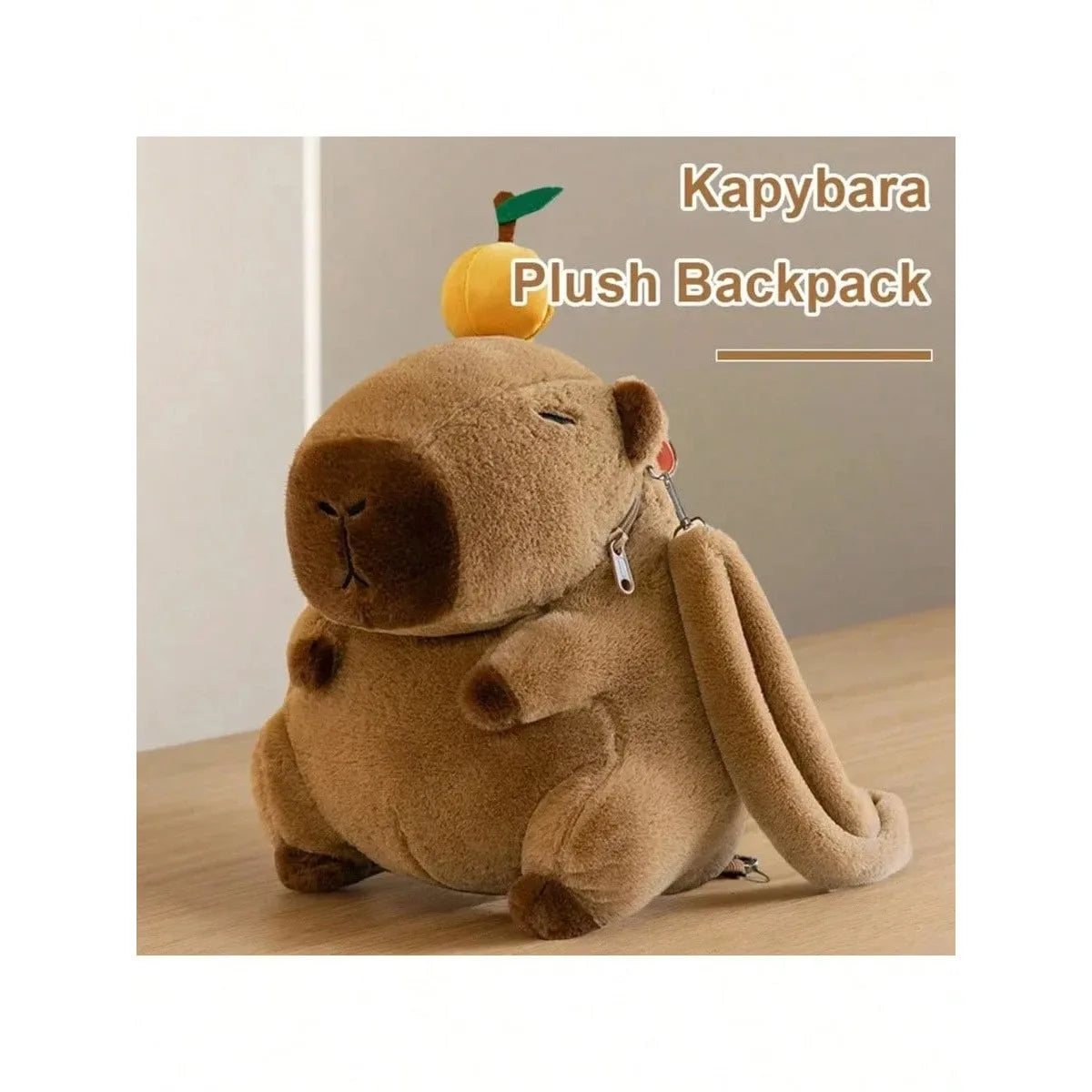 Capybara Plush Backpack
