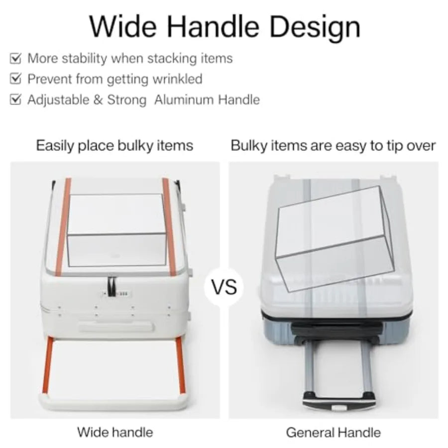 20 Inch Top Opening Carry On Luggage
