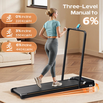 4 in 1 Climbing Treadmill with Handle Bar