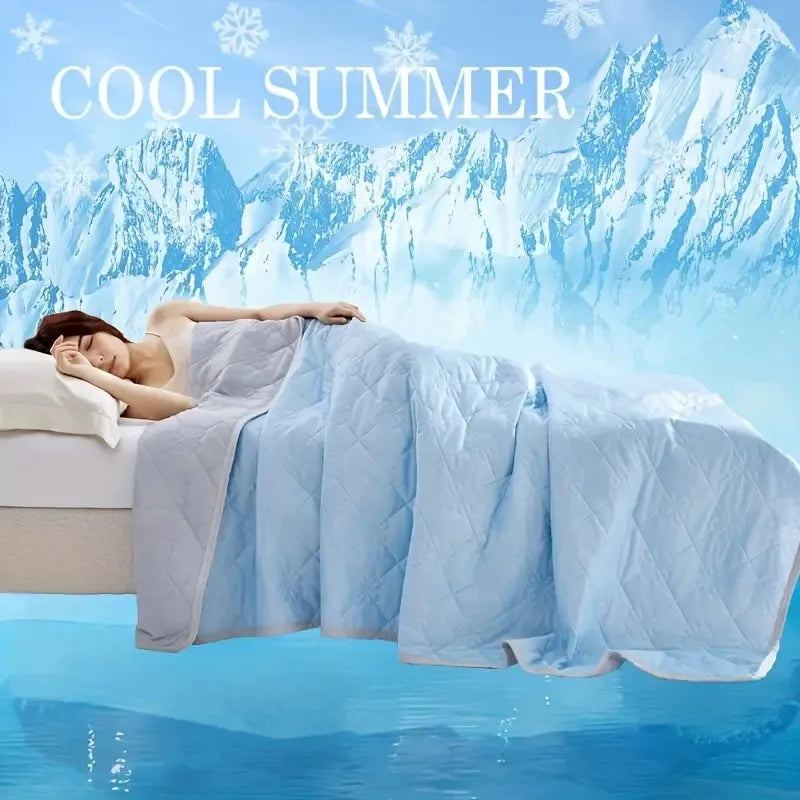 Dual-Sided Cooling Blanket for Hot Sleepers
