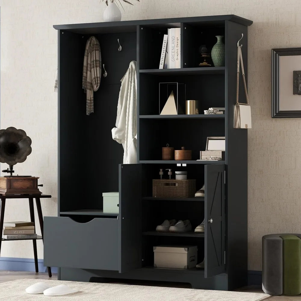 Storage Shelves Drawers and Cabinet Multi-Functional