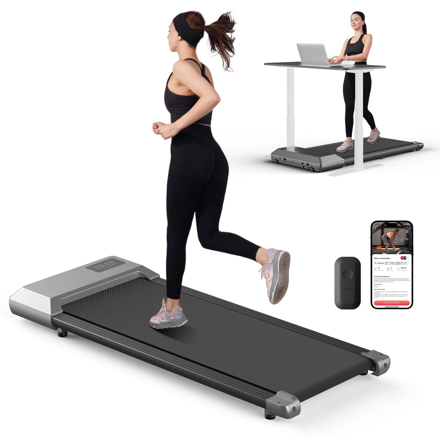 300lbs Capacity, 2.5HP Treadmill for Home