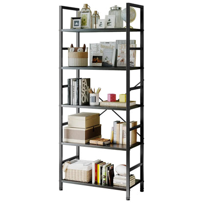 Bookcase Industrial Storage Shelf Home Office & Living Room