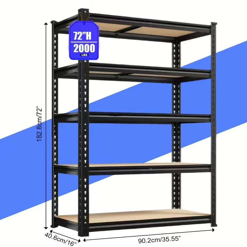 2000LBS Capacity Heavy Duty Adjustable Storage Shelves