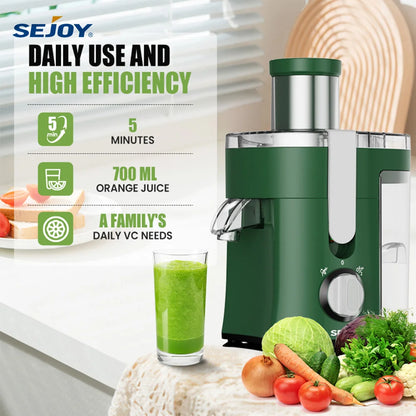 Compact Fruits Juicer,500W Juice Extractor Machine